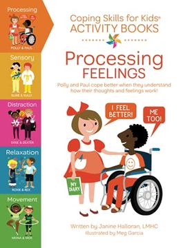 portada Coping Skills for Kids Activity Books: Processing Feelings (en Inglés)