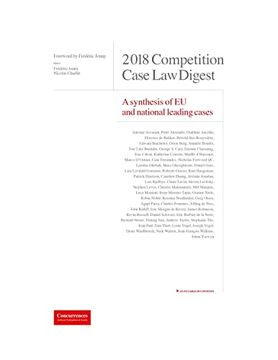 portada Competition Case Law Digest: A synthesis of EU and national leading cases (en Inglés)