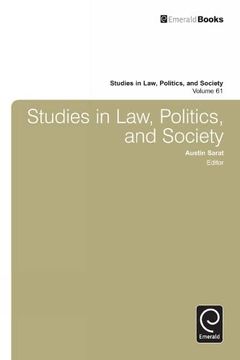 portada Studies in Law, Politics, and Society (Studies in Law, Politics, and Society, 61) (en Inglés)
