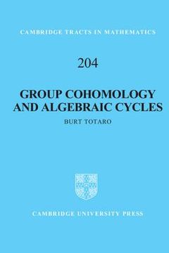 portada Group Cohomology and Algebraic Cycles (Cambridge Tracts in Mathematics) 