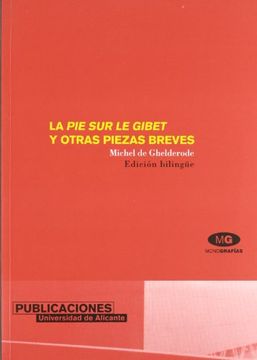 portada La pie sur le gibet y otras piezas breves (in French)