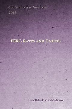portada FERC Rates and Tariffs (en Inglés)