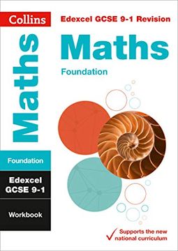 portada Edexcel Gcse 9-1 Maths Foundation Workbook (Collins Gcse 9-1 Revision) (en Inglés)