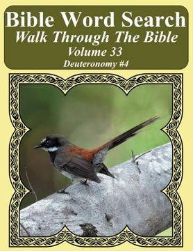portada Bible Word Search Walk Through the Bible Volume 33: Deuteronomy #4 Extra Large Print (en Inglés)