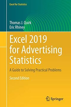 portada Excel 2019 for Advertising Statistics: A Guide to Solving Practical Problems (Excel for Statistics) (en Inglés)