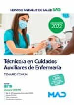 portada Tecnico/A en Cuidados Auxiliares de Enfermeria del Servicio Andaluz de Salud. Temario Comun