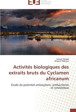 portada Activités biologiques des extraits bruts du Cyclamen africanum