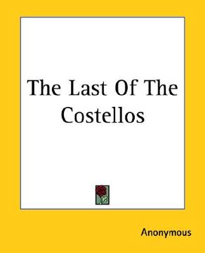 portada the last of the costellos (en Inglés)