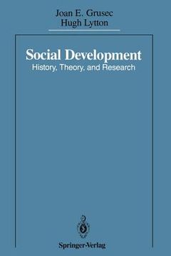 portada social development: history, theory, and research (en Inglés)