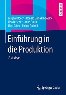 portada Einführung in die Produktion (in German)