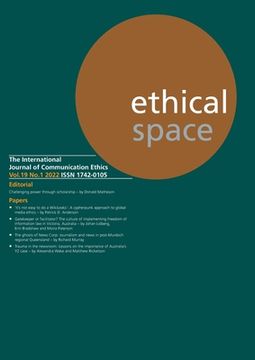 portada Ethical Space Vol. 19 Issue 1 (en Inglés)