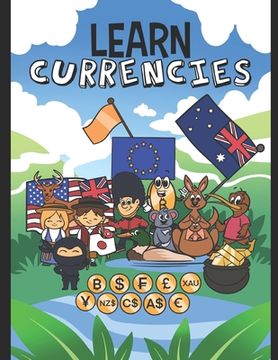portada Learn Currencies: Currencies Coloring Book (en Inglés)