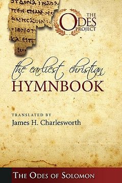 portada the earliest christian hymnbook: the odes of solomon (en Inglés)