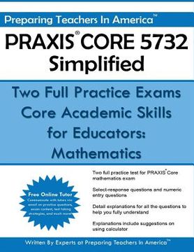 portada PRAXIS Core 5732 Simplified (en Inglés)
