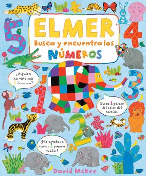 portada BUSCA Y ENCUENTRA LOS NUMEROS DE ELMER (in Spanish)
