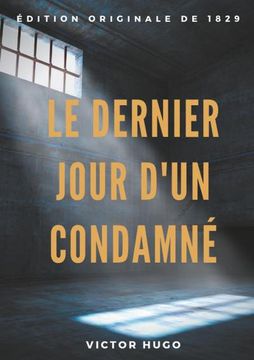 portada Le Dernier Jour D'un Condamné 