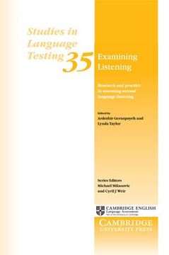 portada Examining Listening (Studies in Language Testing) (en Inglés)