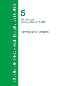 portada Code of Federal Regulations Title 5, Volume 3, January 1, 2015 (en Inglés)