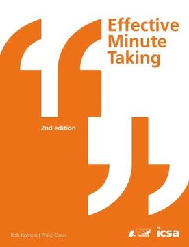portada Effective Minute Taking 2nd Edition (en Inglés)