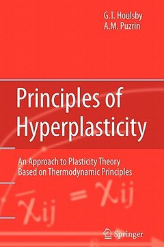 portada principles of hyperplasticity: an approach to plasticity theory based on thermodynamic principles (en Inglés)
