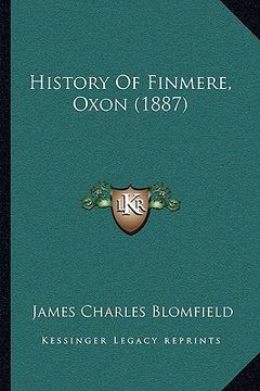portada history of finmere, oxon (1887) (en Inglés)