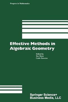 portada Effective Methods in Algebraic Geometry (en Inglés)