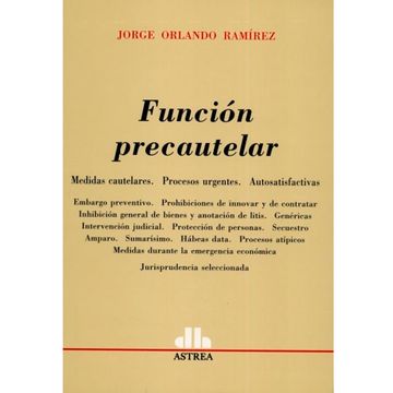portada Funcion Precautelar (in Spanish)