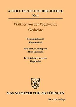 portada Walther von der Vogelweide: Gedichte (en Alemán)