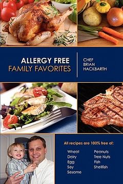 portada allergy free family favorites (en Inglés)