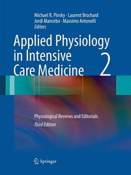 portada Applied Physiology in Intensive Care Medicine 2: Physiological Reviews and Editorials (in English)