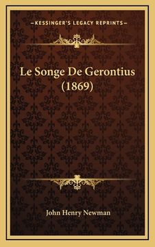 portada Le Songe De Gerontius (1869) (en Francés)