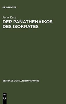 portada Der Panathenaikos des Isokrates (en Alemán)