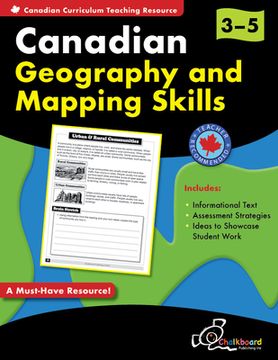 portada Canadian Geography and Mapping Skills Grades 3-5 (in English)
