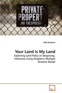 portada your land is my land (en Inglés)