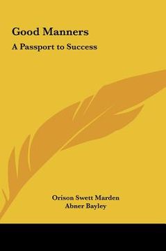 portada good manners: a passport to success (en Inglés)