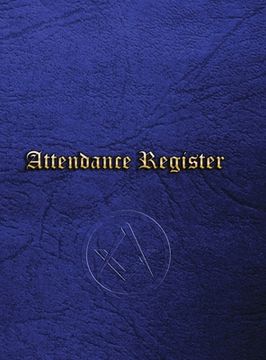 portada Masonic Attendance Register: Craft Signature Book (en Inglés)