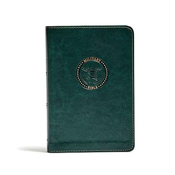 portada Csb Military Bible, Green Leathertouch (en Inglés)