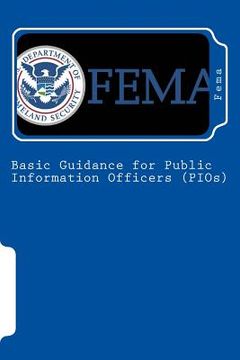portada Basic Guidance for Public Information Officers (PIOs) (en Inglés)