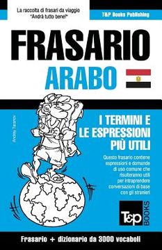 portada Frasario Italiano-Arabo Egiziano e vocabolario tematico da 3000 vocaboli (in Italian)
