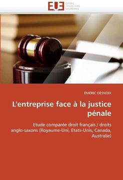 portada L'Entreprise Face a la Justice Penale