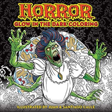 portada Horror Glow in the Dark Coloring (in English)