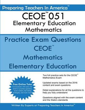 portada CEOE Elementary Education 051 Mathematics: Certification Examinations for Oklahoma Education (en Inglés)