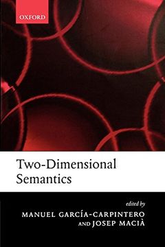 portada Two-Dimensional Semantics (en Inglés)