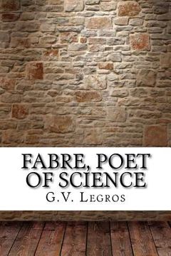 portada Fabre, Poet of Science (en Inglés)
