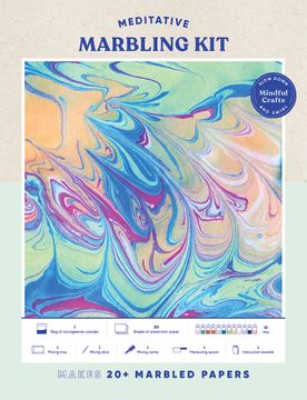 portada Mindful Crafts: Meditative Marbling kit (in English)
