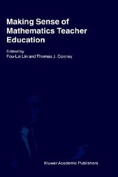 portada making sense of mathematics teacher education (en Inglés)