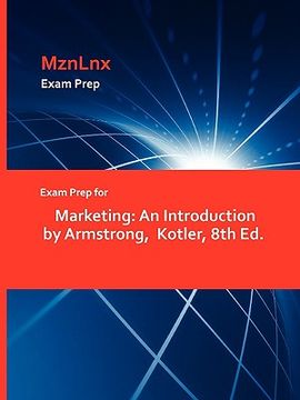 portada exam prep for marketing: an introduction by armstrong, kotler, 8th ed. (en Inglés)