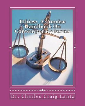 portada ethics: a concise handbook on contemporary issues (en Inglés)