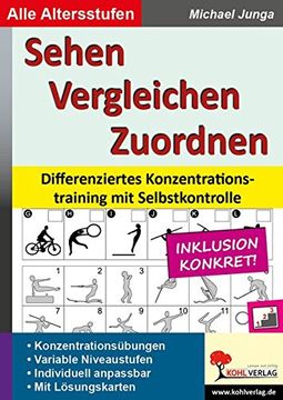 portada Sehen - Vergleichen - Zuordnen: Differenziertes Konzentrationstraining mit Selbstkontrolle (in German)