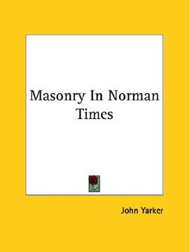 portada masonry in norman times (in English)